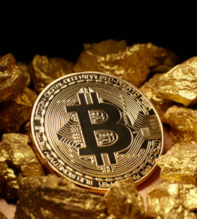 TRADING BITCOIN FOR GOLD