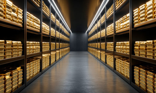 U.S. Gold Stockpiles Hit Record