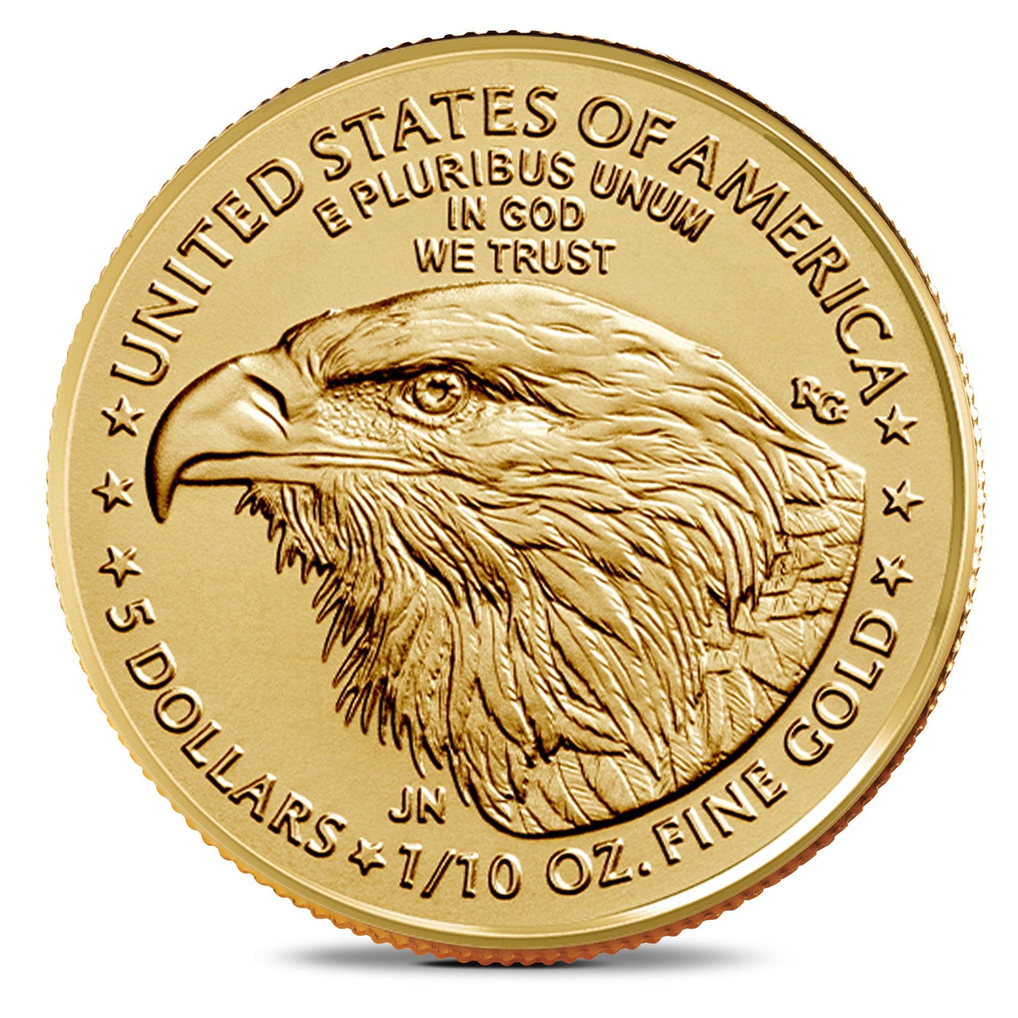 1/10 OZ $5 GOLD AMERICAN EAGLES.