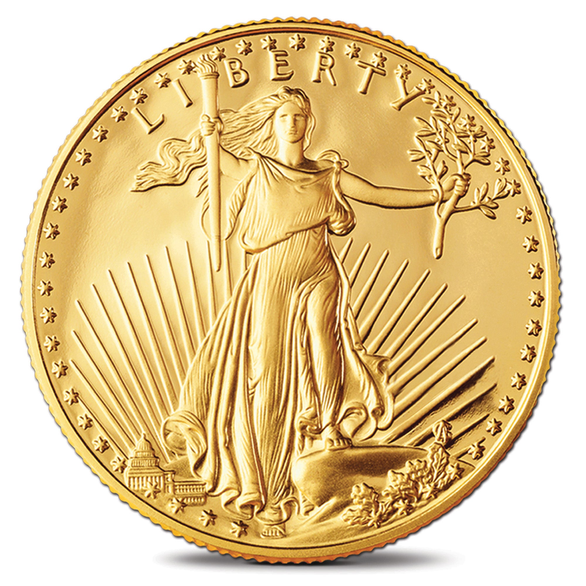 1/10 OZ $5 GOLD AMERICAN EAGLES. This is the Nation's best gold offer!