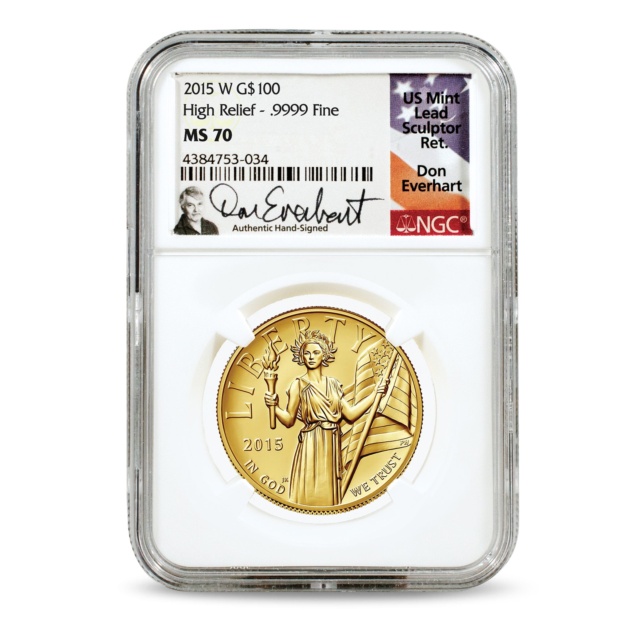 American Liberty 2015 High Relief Gold Coin