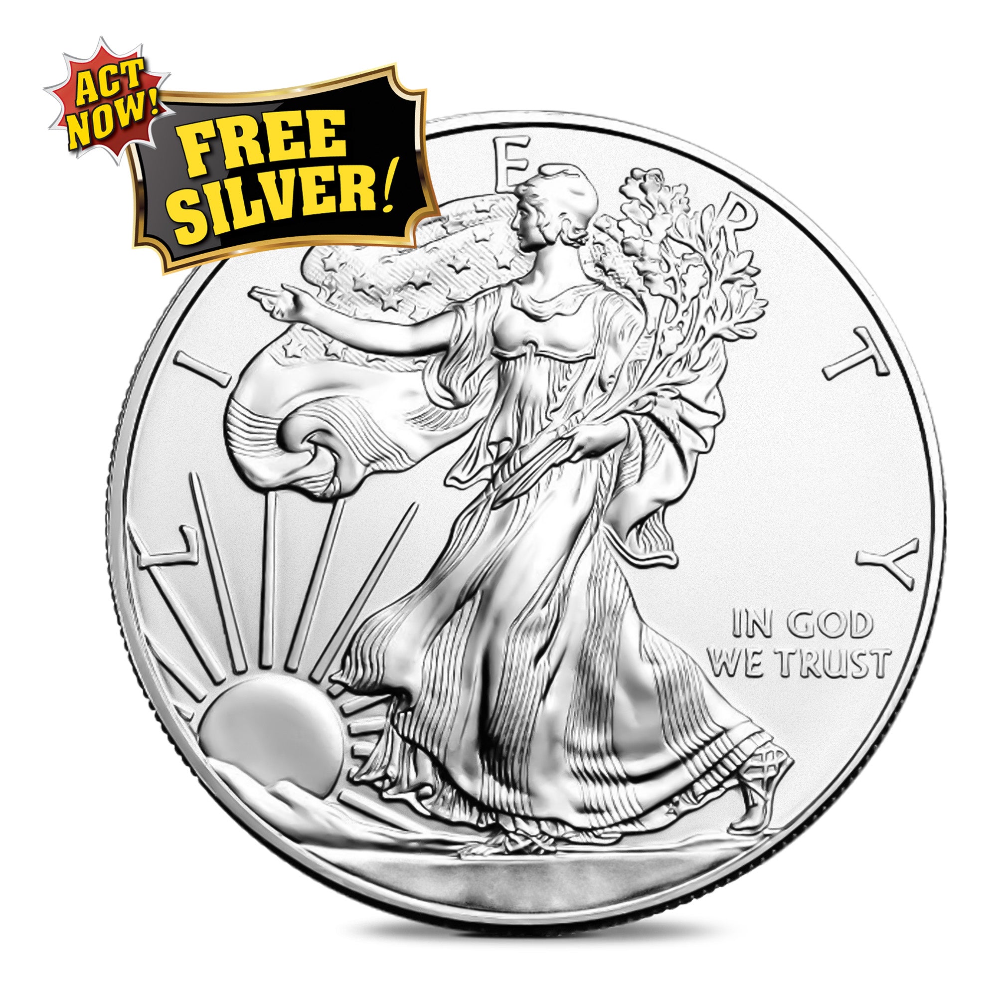 $50 GOLD EAGLE Only $2,665 with FREE SILVER