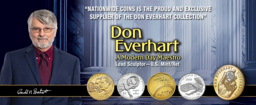 Don Everhart collectible coin collection banner